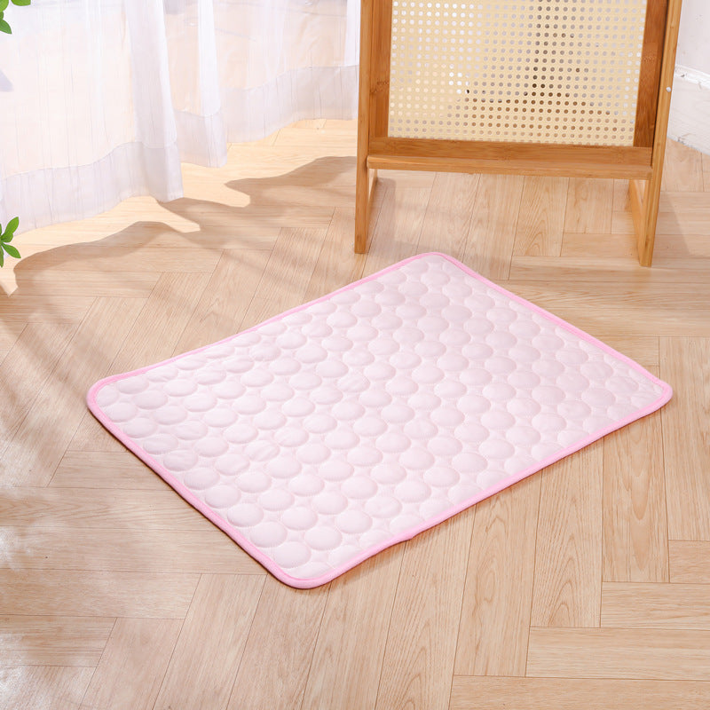 Pet Ice Silk Cooling Mat Summer Cooling Pad Dog Scratch-Resistant Cooling Mat