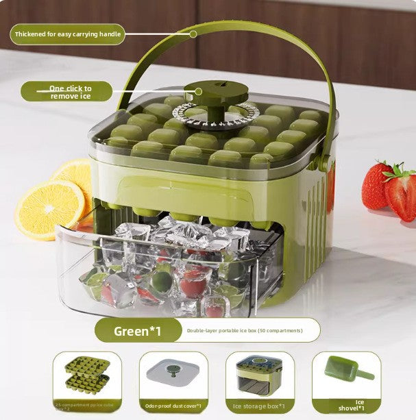 Silicone Ice Cube Mold with 50 Compartments