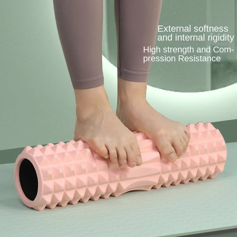 Muscle Relaxation Thin Spiked Club Calf Massage Stick Fitness Professional Equipment Foam Roller