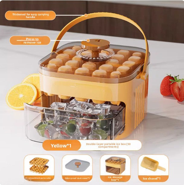 Silicone Ice Cube Mold with 50 Compartments