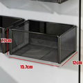 Strong Magnetic Refrigerator Side Hanging Rack, No-Drill Kitchen Gap Storage Basket, Organizer Bin for Seasoning & Small Items