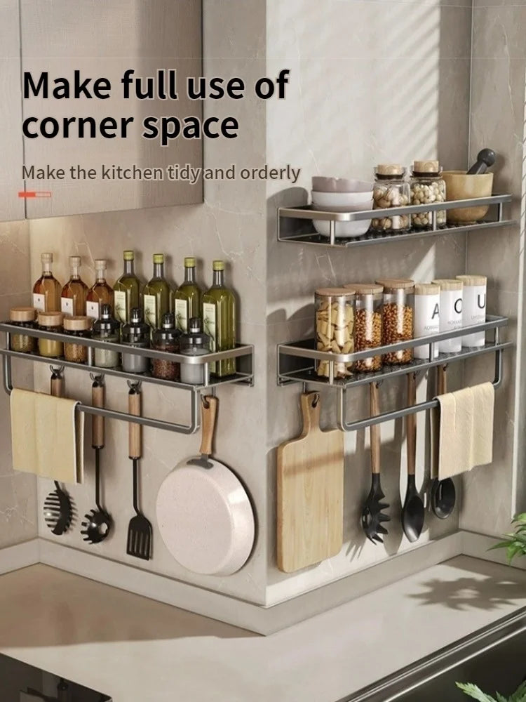 Kitchen Spice Storage Knives Holder Knife Stand Spice Rack Organizer Knives Holder Spoon and Chopsticks Rest Hanging Organizers