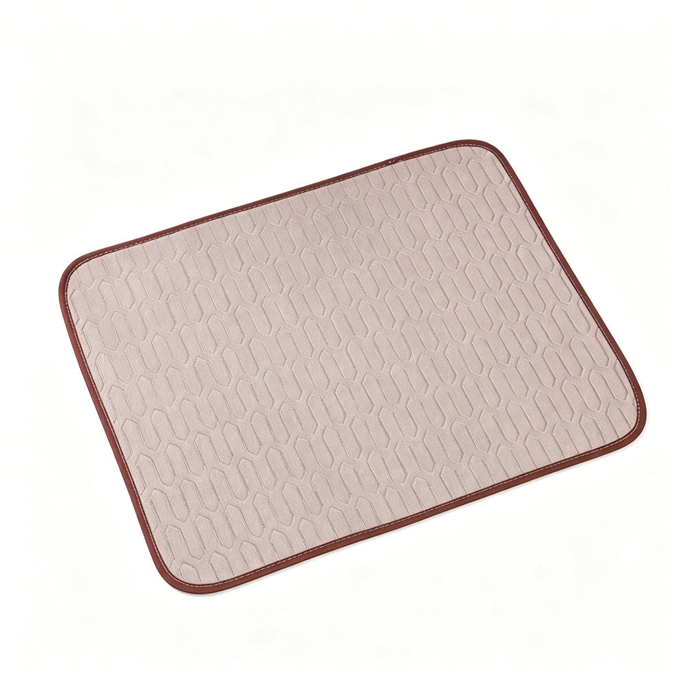 Pet Ice Silk Cooling Mat Summer Cooling Pad Dog Scratch-Resistant Cooling Mat