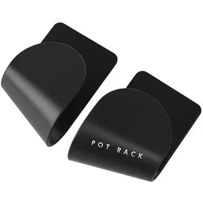 2pc/set Wall Mounted Pot Lid Holder Pot Cover Hang on The Wall for Kitchen Space Saving Kitchen Storage Shelf