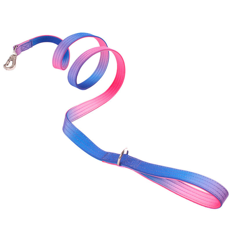 Dog Traction Rope Collar with Large, Medium and Small Gradient suit