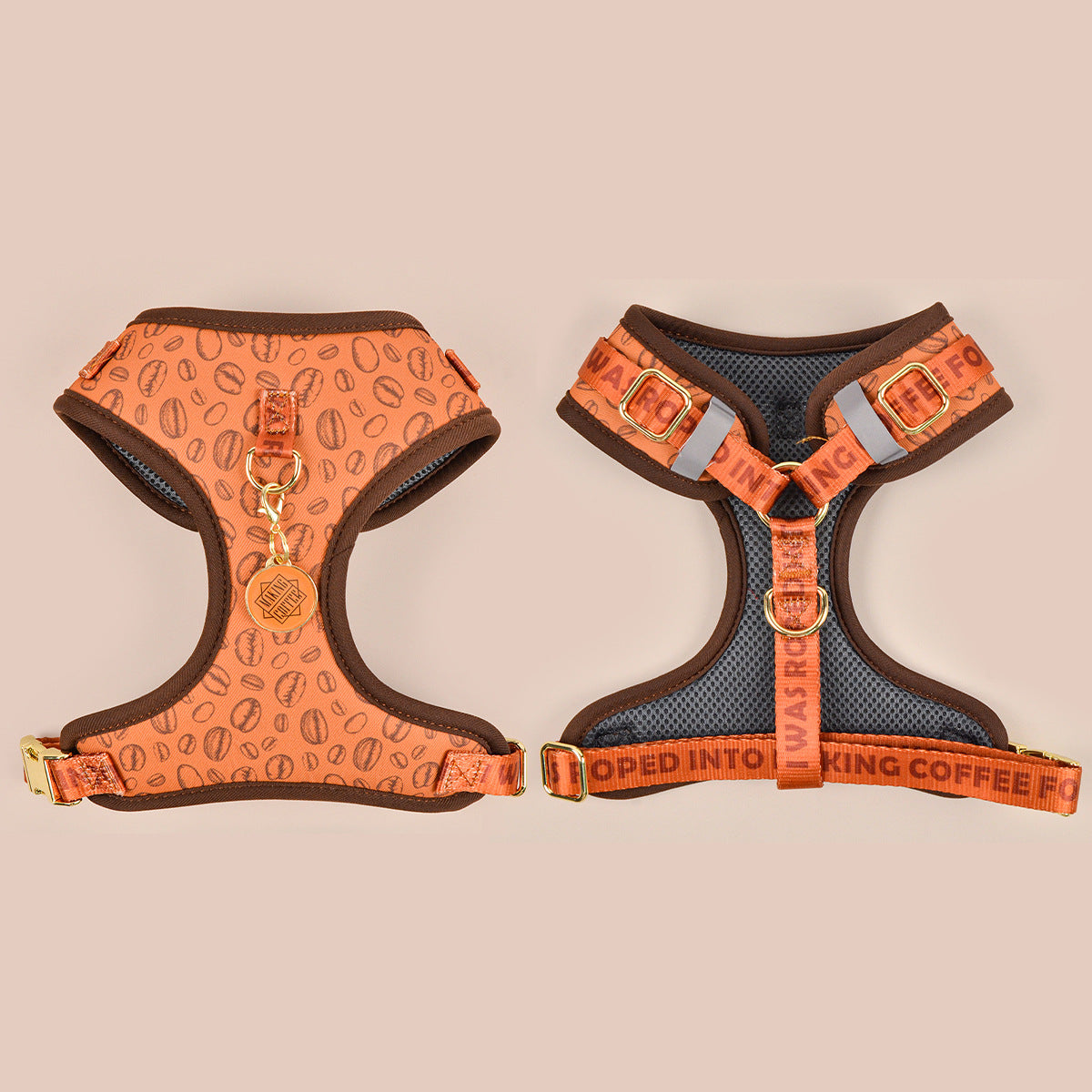 Adjustable Dog Harness with ID Tag