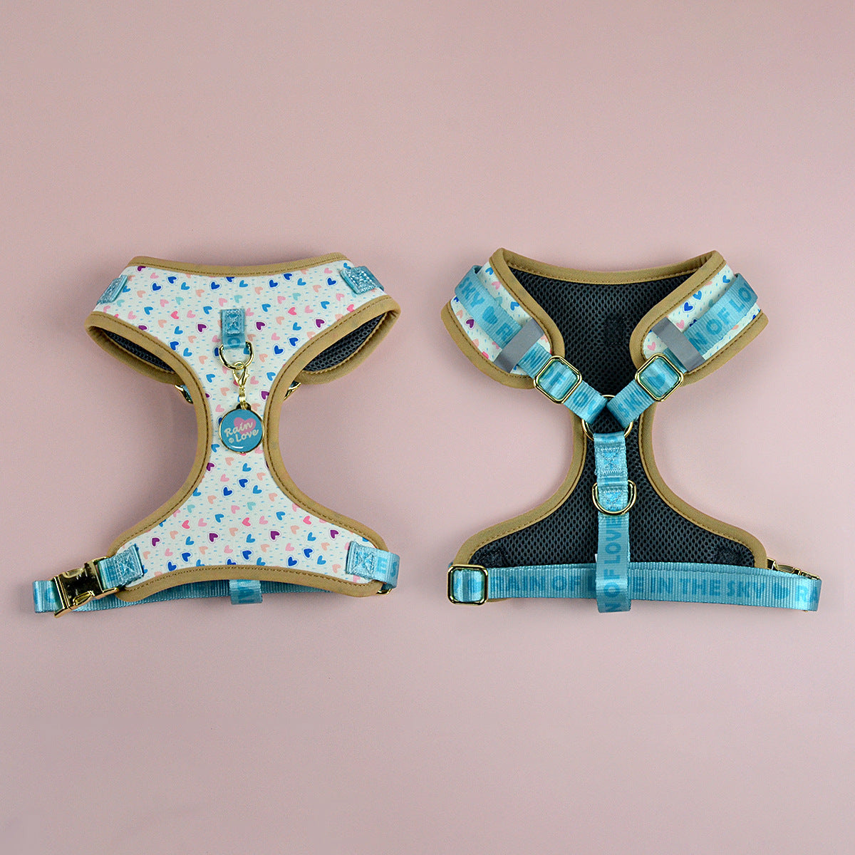 Adjustable Dog Harness with ID Tag