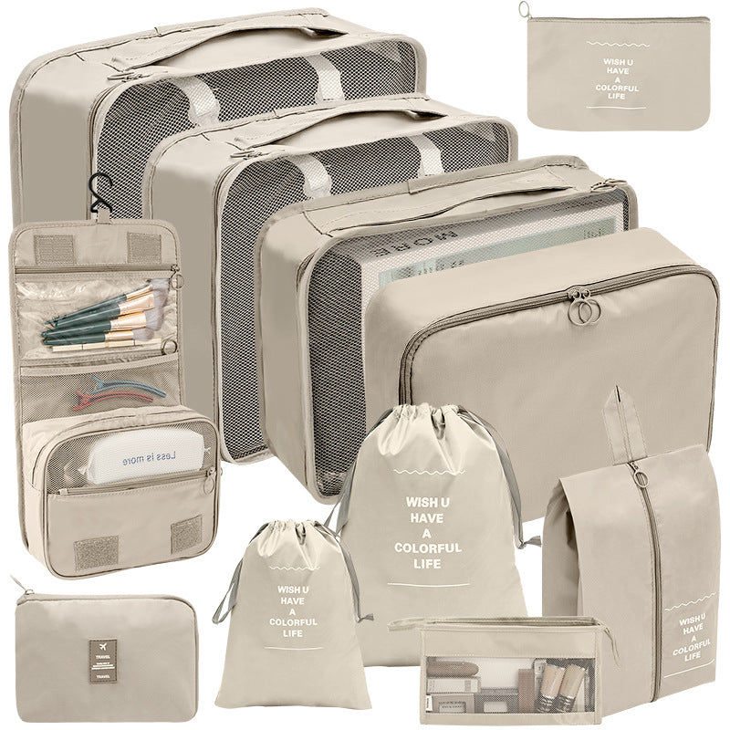 Travel Storage Bag Set for Toiletries Cosmetics and Digital Accessories