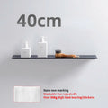 Small Shelf Without Drilling Shampoo Holder Bathroom Wall Floating White Shelves Stick Bath Organizer for Kitchen Accessories
