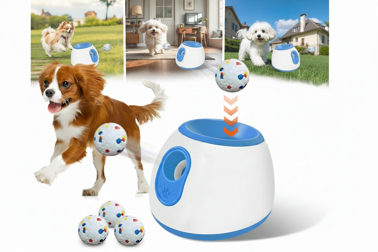 Adjustable Automatic Dog Ball Launcher