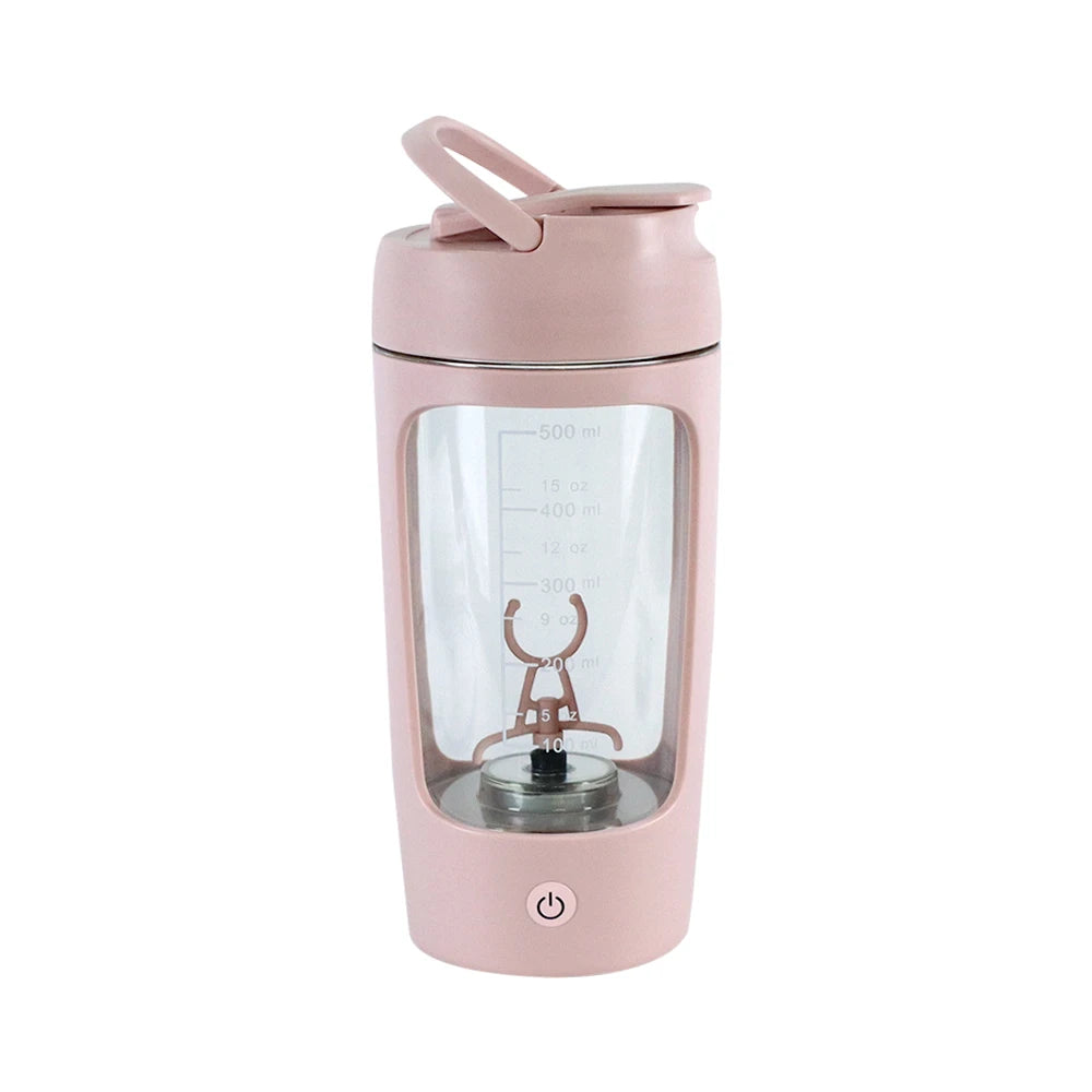 500ML Electric Protein Powder Mixing Cup Automatic Shaker Bottle Mixer Shake Bottle Milk Coffee Blender Kettle fro Gym outdoor