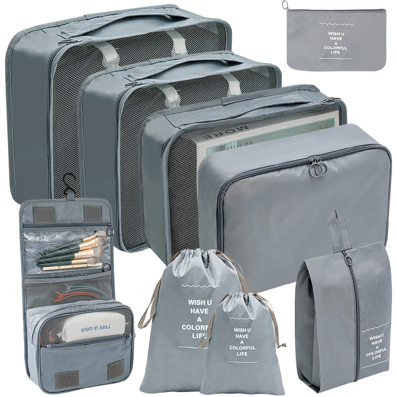 Travel Storage Bag Set for Toiletries Cosmetics and Digital Accessories