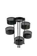 #￥5 Tier Rotating Kitchen Baskets Fruit and Vegetable Storage Kitchen Organization Solutions Rotating Pantry Organizers